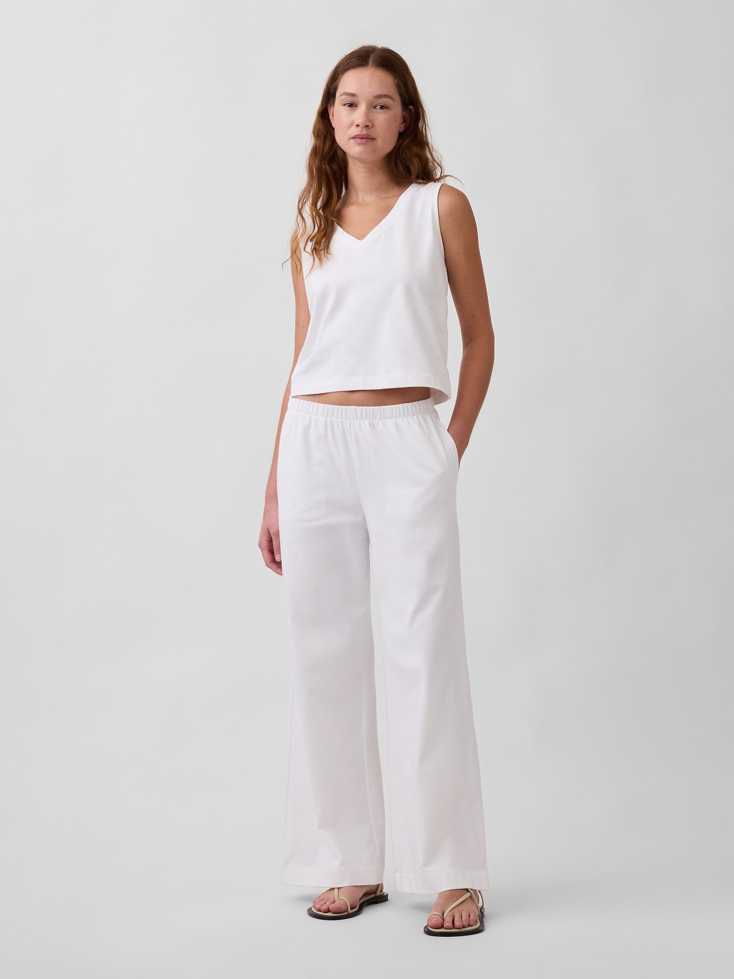 Heavyweight Easy Wide-Leg Pants