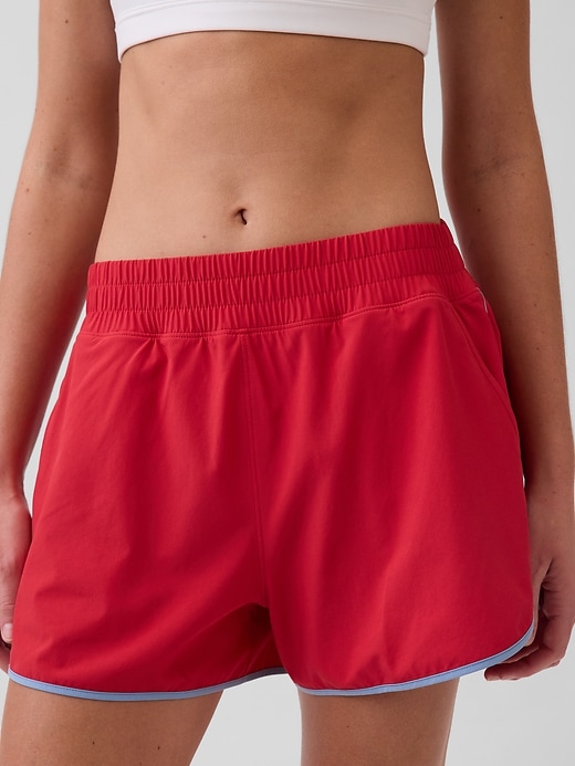 Image number 6 showing, GapFit Tech High Rise Running Shorts