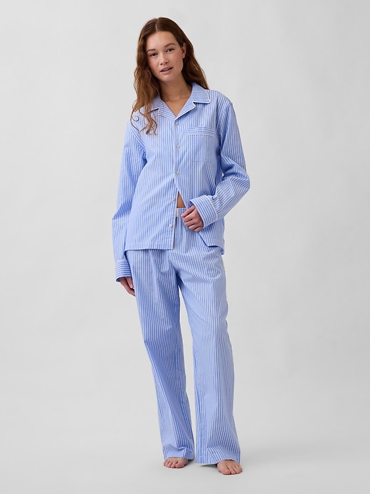 Image number 1 showing, Poplin PJ Pants