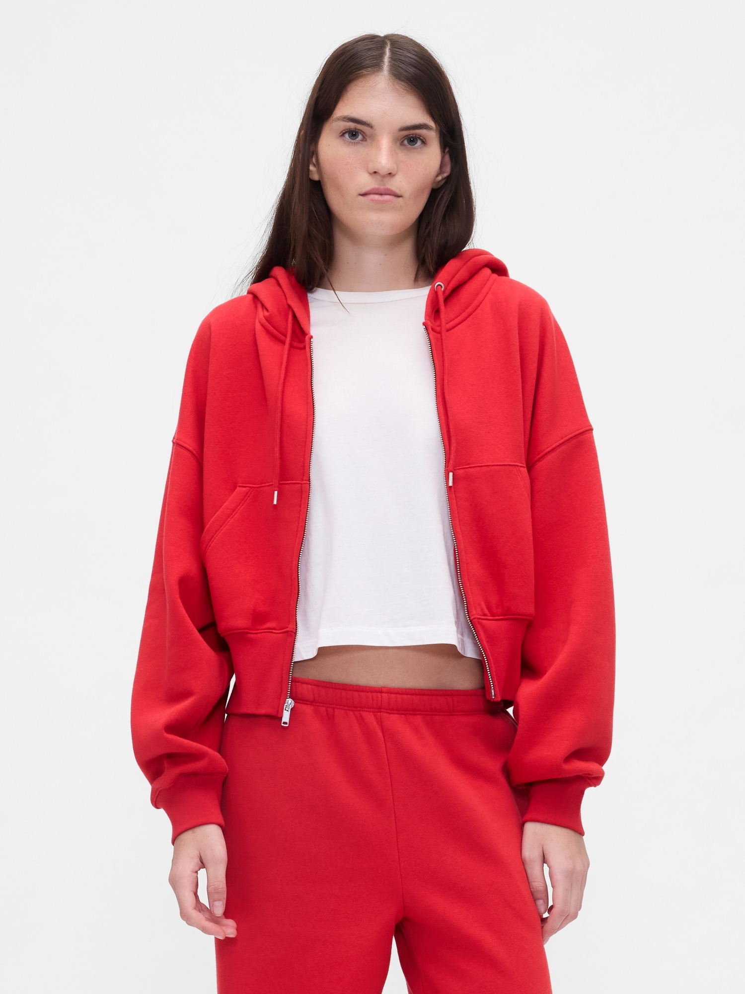 VintageSoft Wedge Zip Hoodie