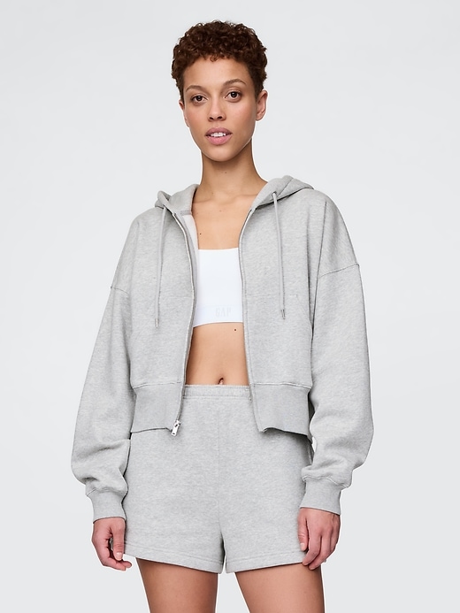 Image number 1 showing, VintageSoft Wedge Zip Hoodie