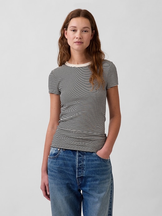 Image number 1 showing, Modern Crewneck T-Shirt