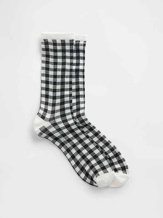 Image number 1 showing, Sheer Crew Socks