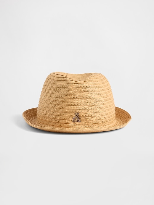 Image number 1 showing, Toddler Brannan Bear Straw Fedora