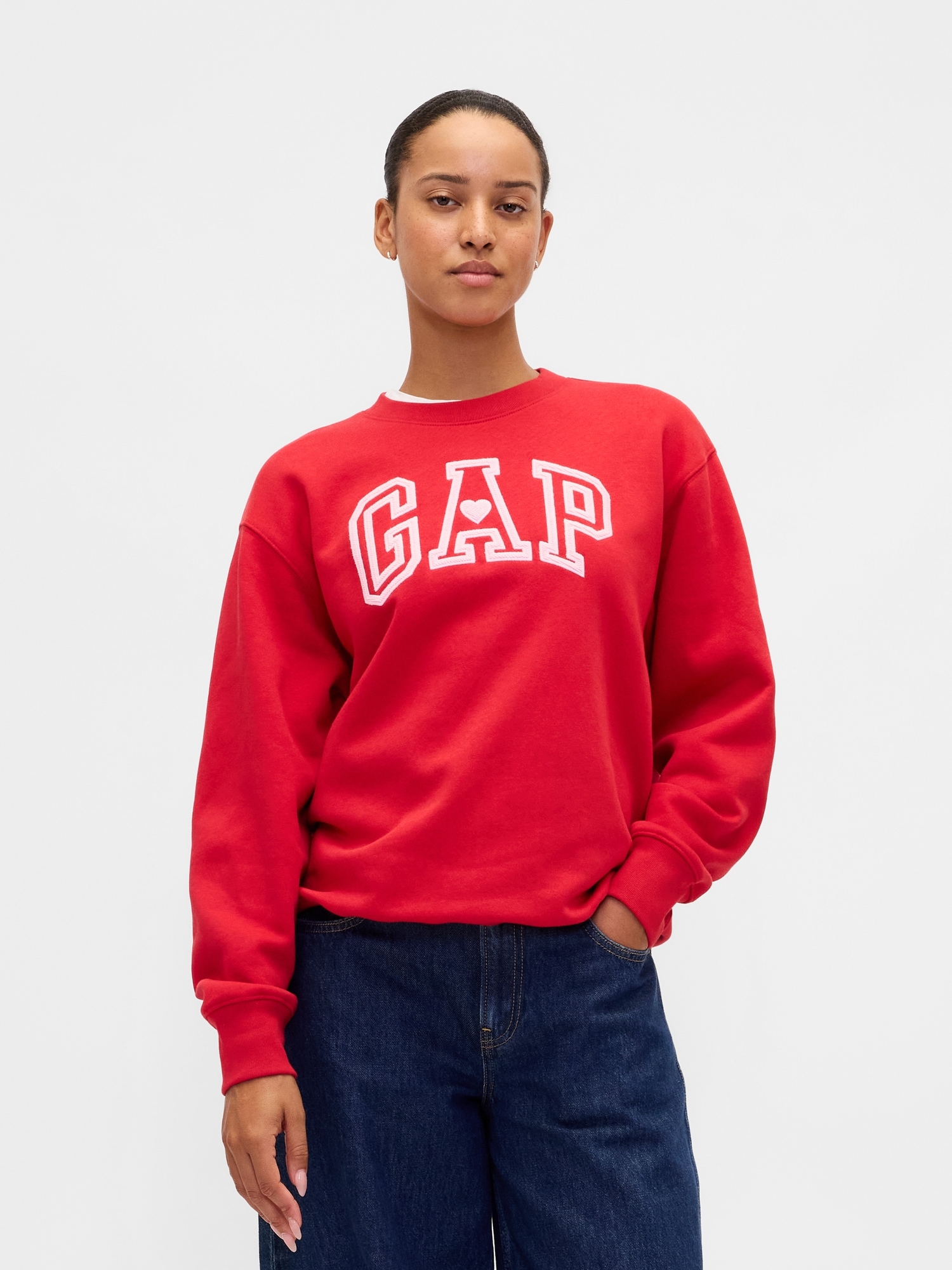 VintageSoft Gap Logo Tunic Sweatshirt