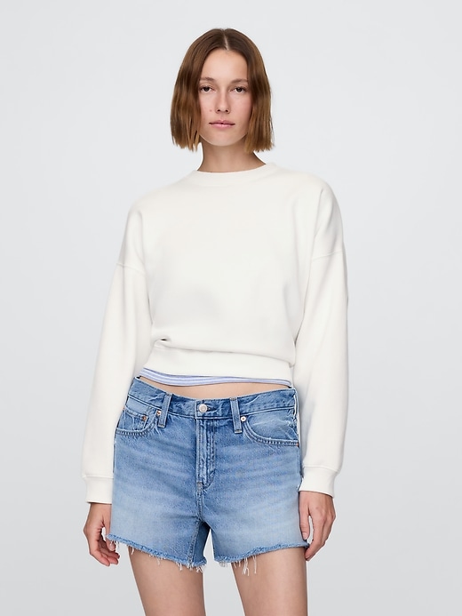 Image number 1 showing, VintageSoft Wedge Crewneck Sweatshirt