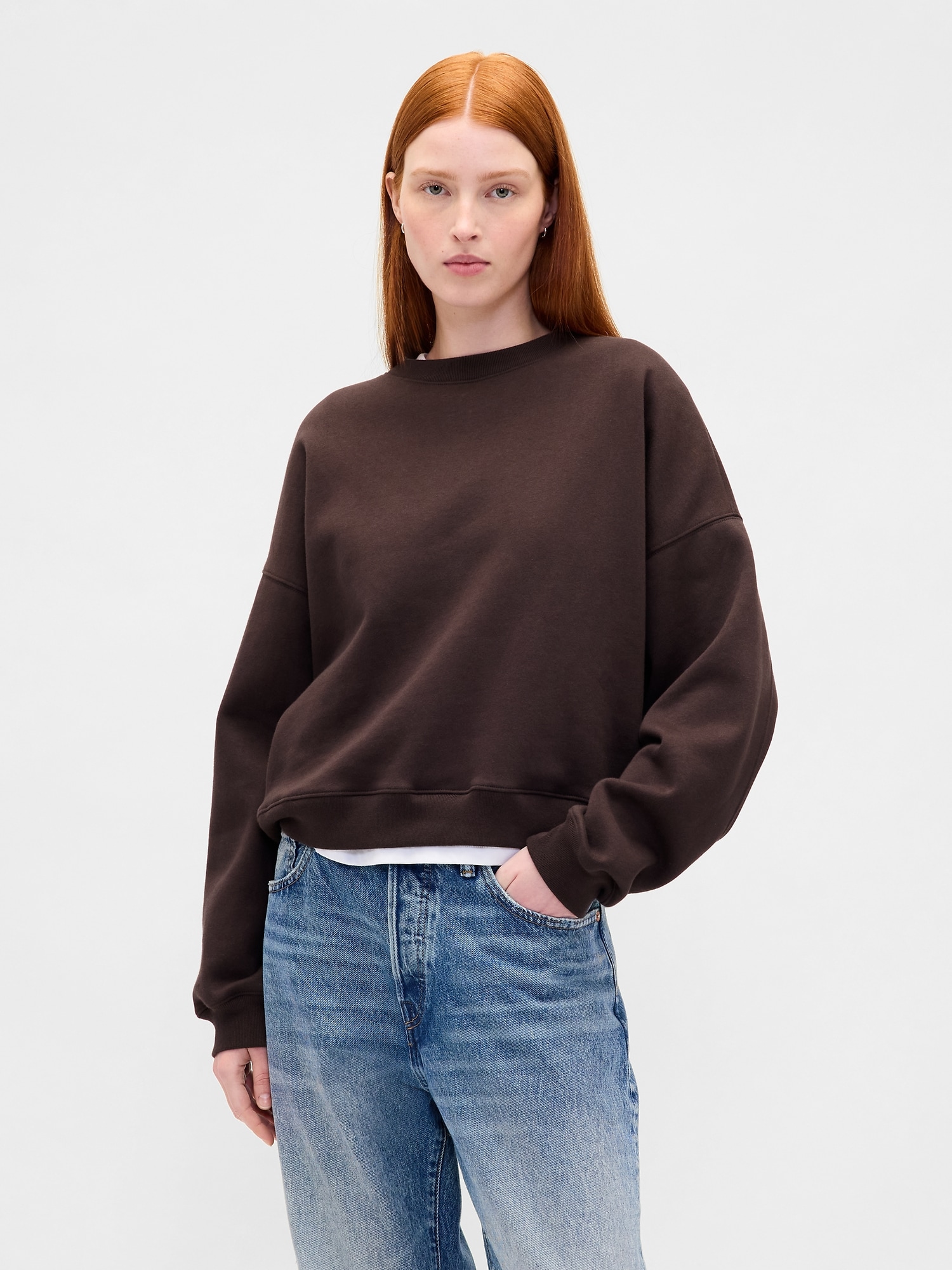 VintageSoft Wedge Crewneck Sweatshirt
