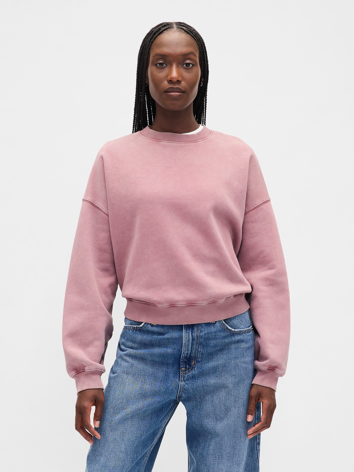 VintageSoft Wedge Crewneck Sweatshirt