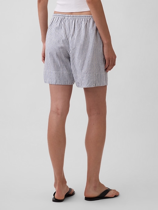 Image number 4 showing, Linen-Blend Easy Shorts