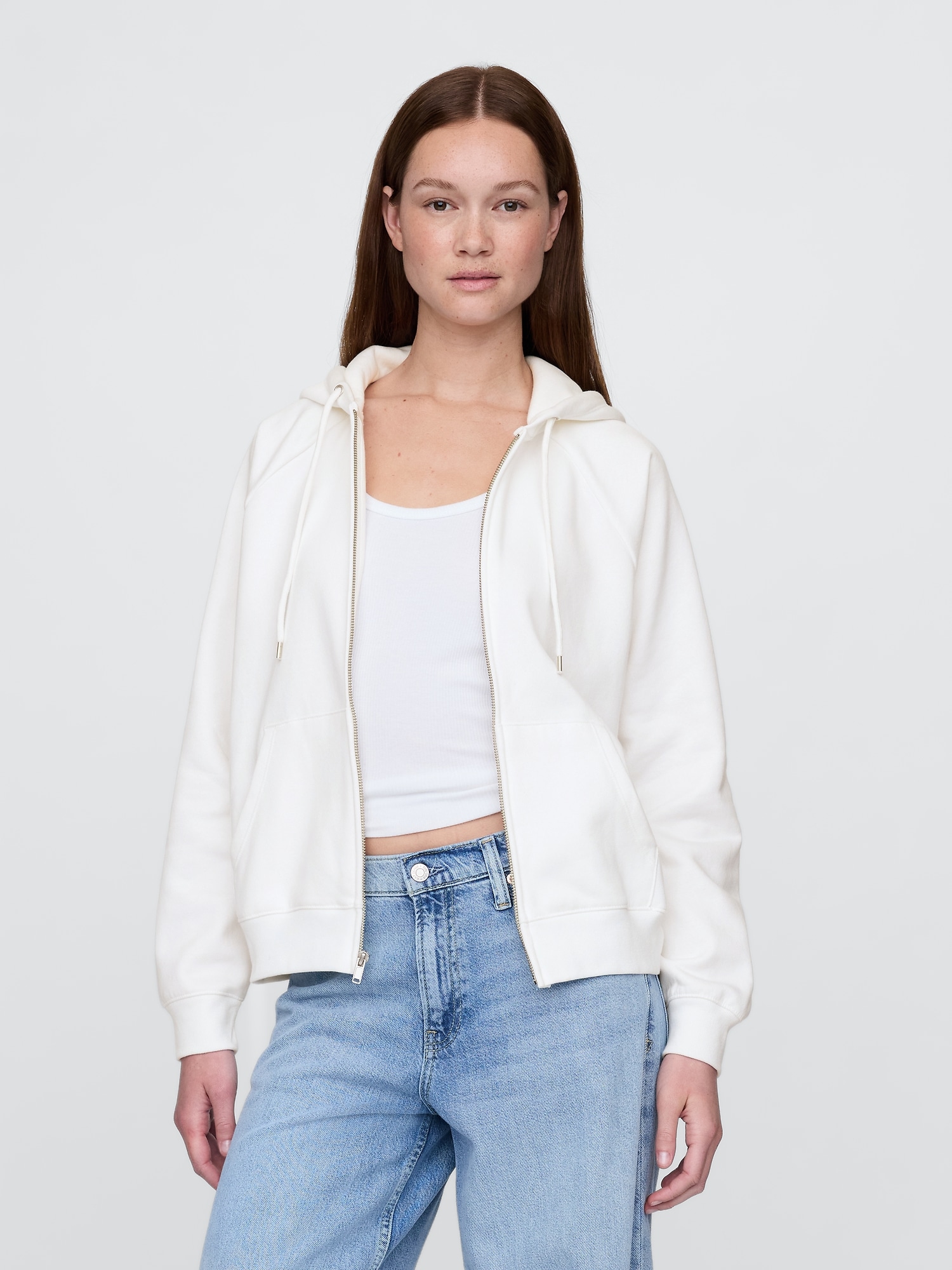 VintageSoft Zip Hoodie