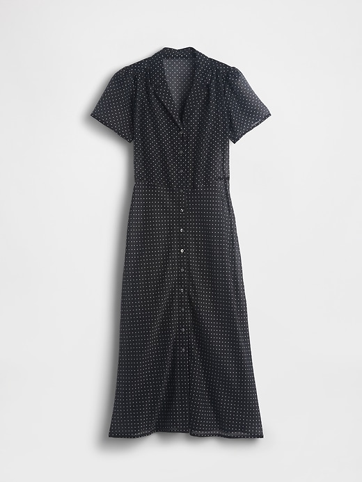 Image number 5 showing, Sheer Midi Shirtdress