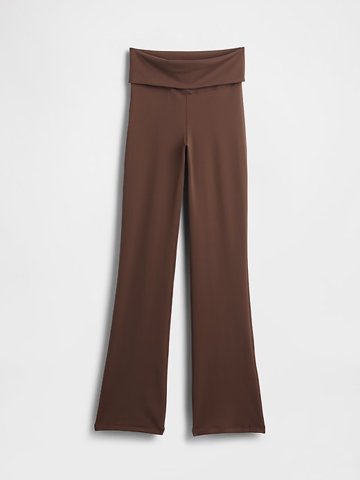 Image number 5 showing, GapFit Smooth Foldover Mini Flare Leggings