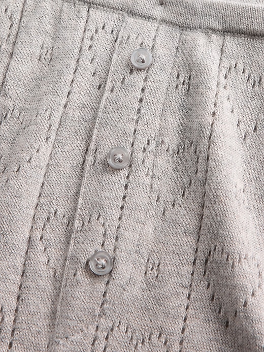 Image number 5 showing, Lightweight CashSoft Pointelle Heart PJ Pants