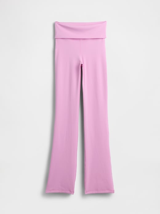 Image number 5 showing, GapFit Smooth Foldover Mini Flare Leggings