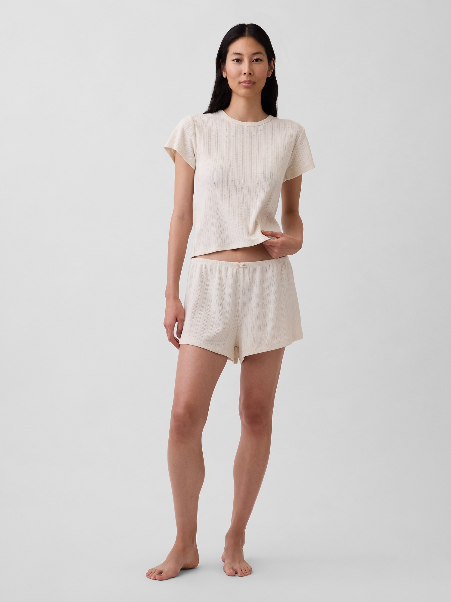 Pointelle PJ T-Shirt