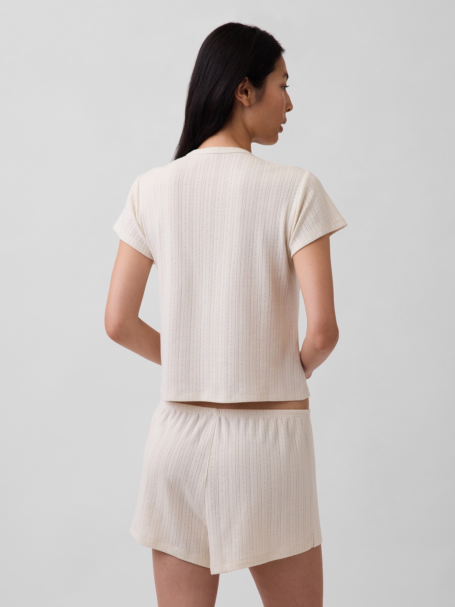 Pointelle PJ T-Shirt