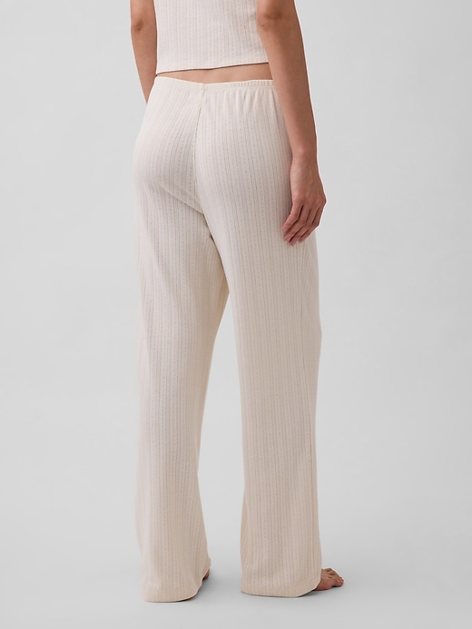 Image number 4 showing, Pointelle PJ Pants