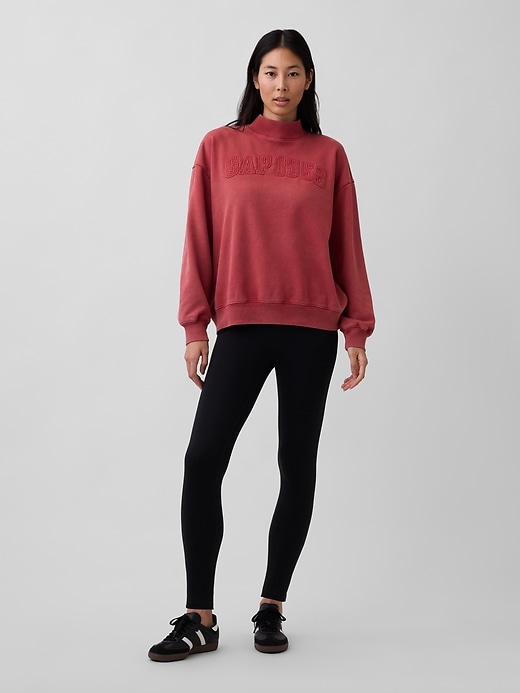 Image number 2 showing, Heavyweight French Terry Oversized Mockneck Sweatshirt