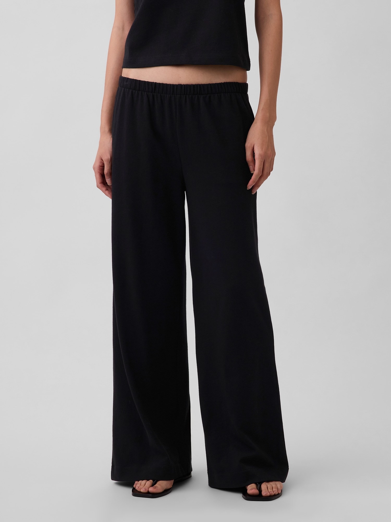 Heavyweight Easy Wide-Leg Pants