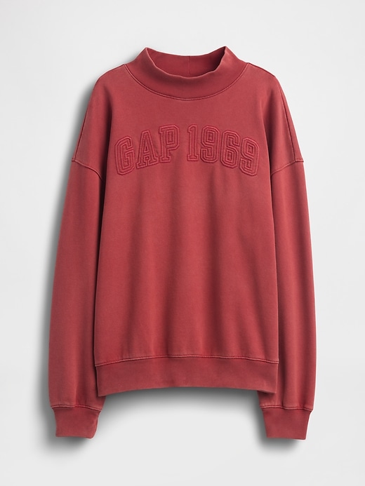Image number 5 showing, Heavyweight French Terry Oversized Mockneck Sweatshirt