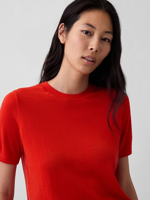 Image number 4 showing, 100% Merino Wool Sweater Top