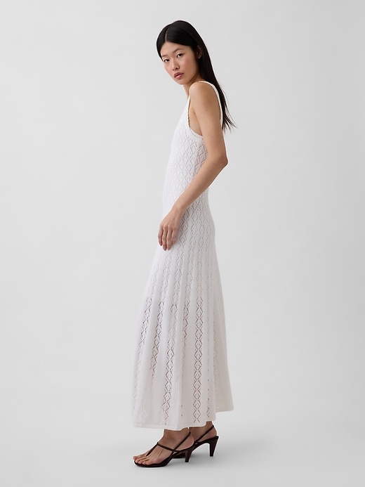 Image number 3 showing, Pointelle Maxi Dress