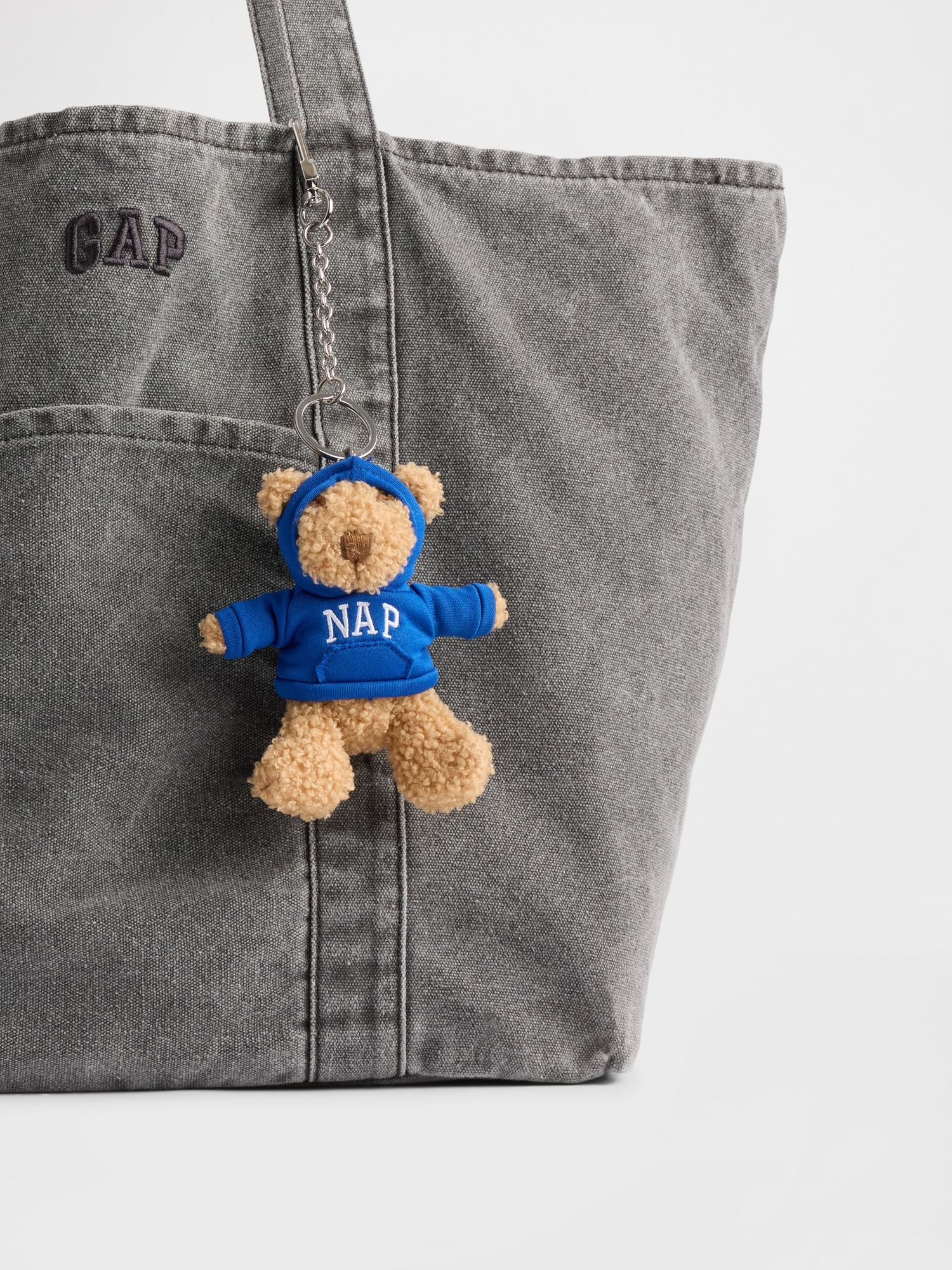 Brannan Bear Nap Hoodie Keychain Charm