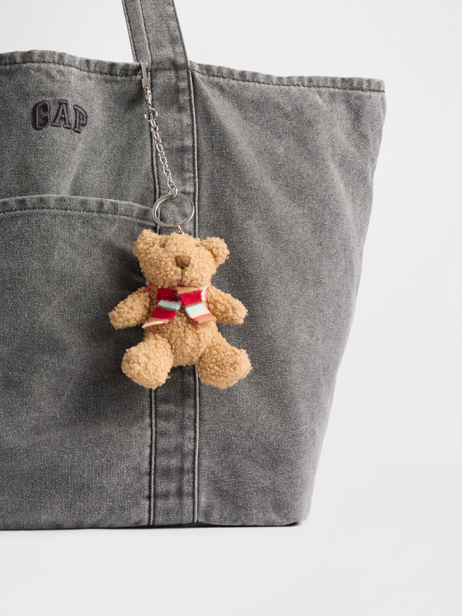 Brannan Bear Scarf Keychain Charm