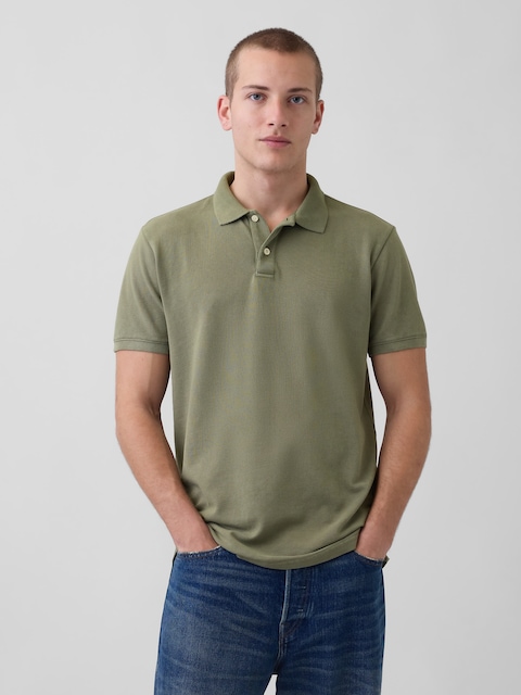 Pique Polo Shirt