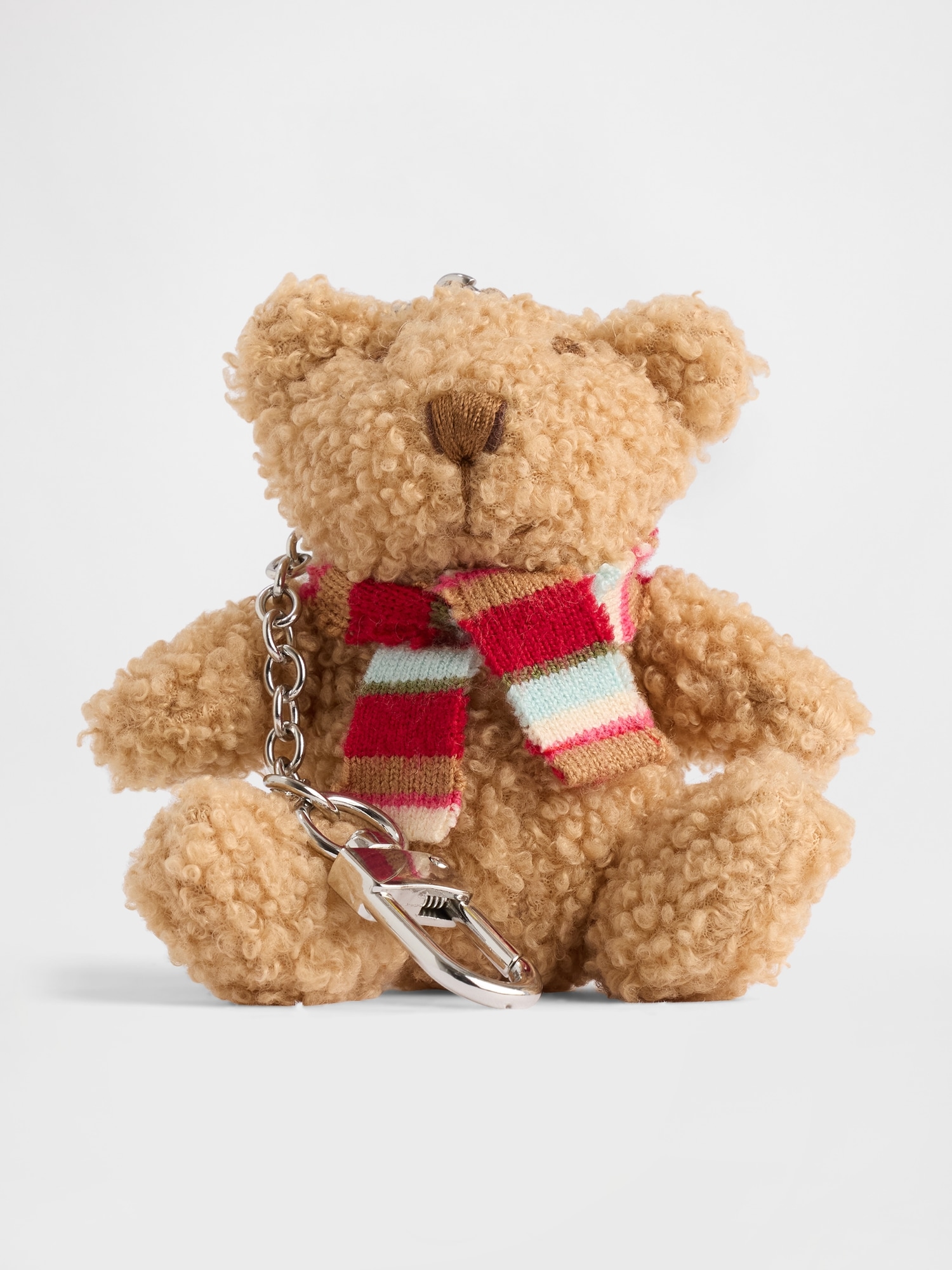 Brannan Bear Scarf Keychain Charm