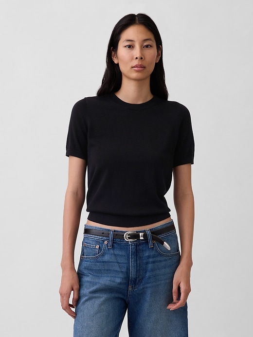 Image number 1 showing, 100% Merino Wool Sweater Top