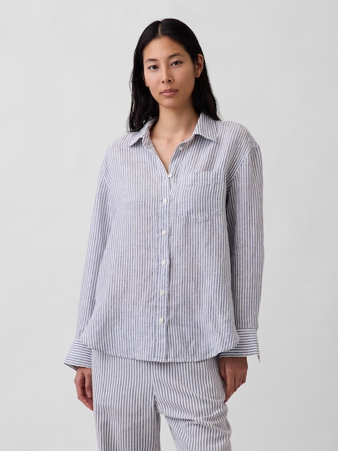100% Linen Oversized Shirt