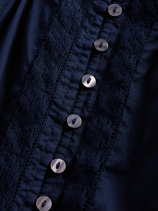 Image number 5 showing, Lace-Trim Square-Neck Top