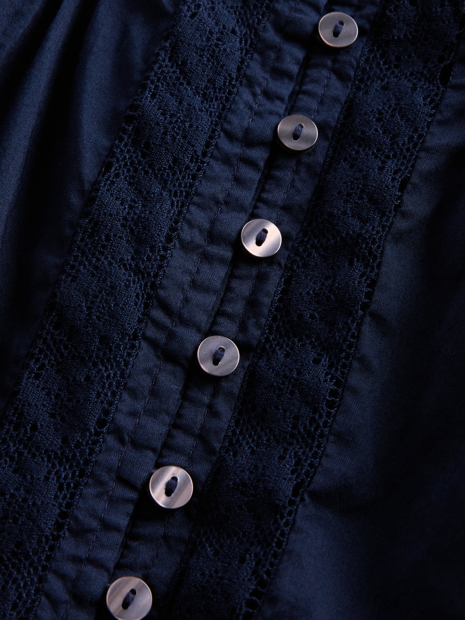 Lace-Trim Square-Neck Top