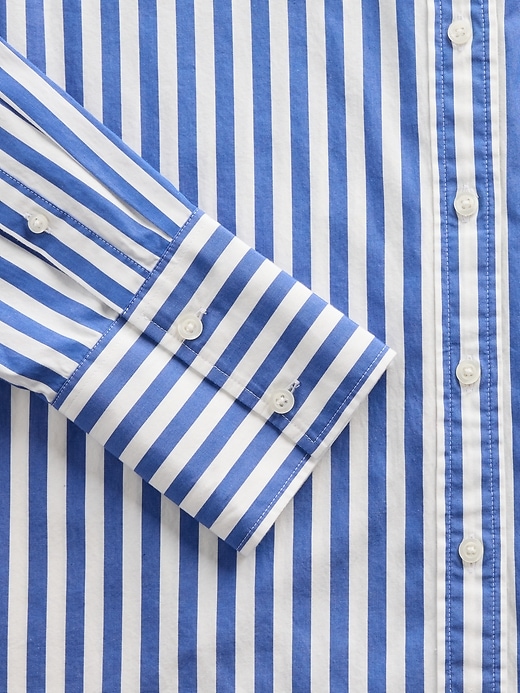 Image number 4 showing, Organic Cotton Poplin Big Shirt