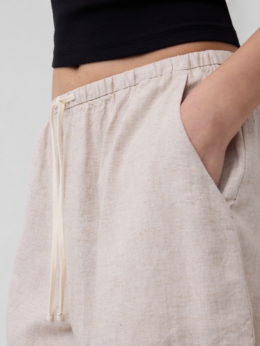 Image number 6 showing, Linen-Blend Easy Shorts