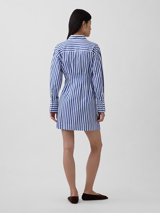 Image number 2 showing, Pleated Mini Shirtdress