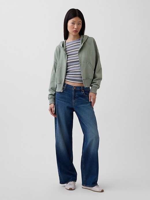 Image number 2 showing, VintageSoft Terry Zip Hoodie