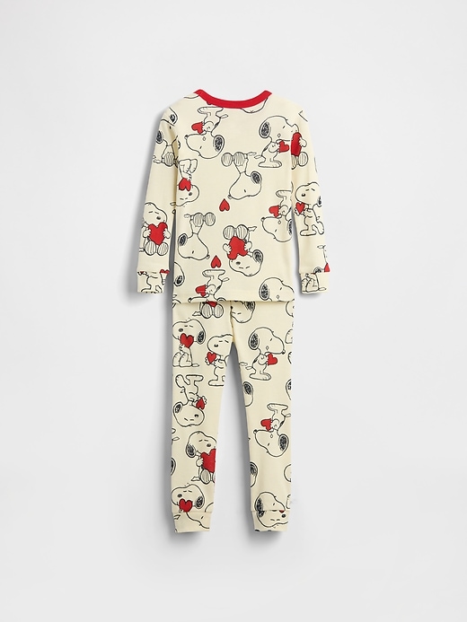 Image number 2 showing, Baby & Toddler Snoopy Organic Brushed Cotton PJ Set
