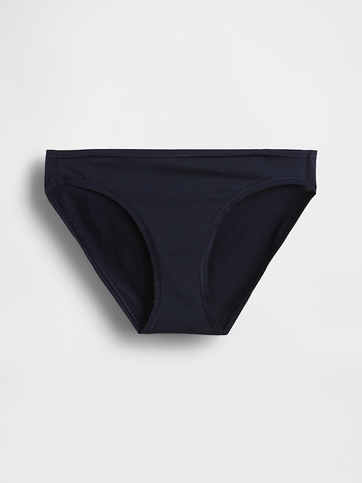L'image numéro 5 présente Culotte bikini en coton biologique extensible