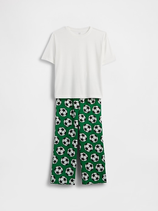 Image number 1 showing, Kids Varsity Logo Oversized Recycled PJ Set