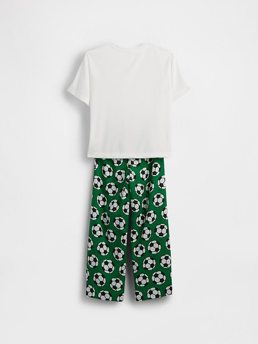 Image number 2 showing, Kids Varsity Logo Oversized Recycled PJ Set