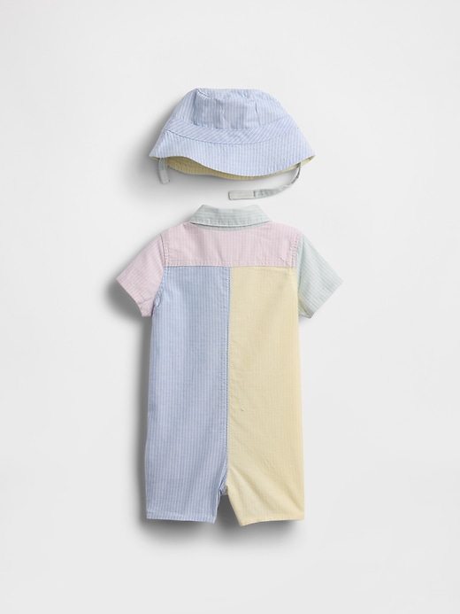 Image number 2 showing, Baby Oxford Shorty Outfit Set