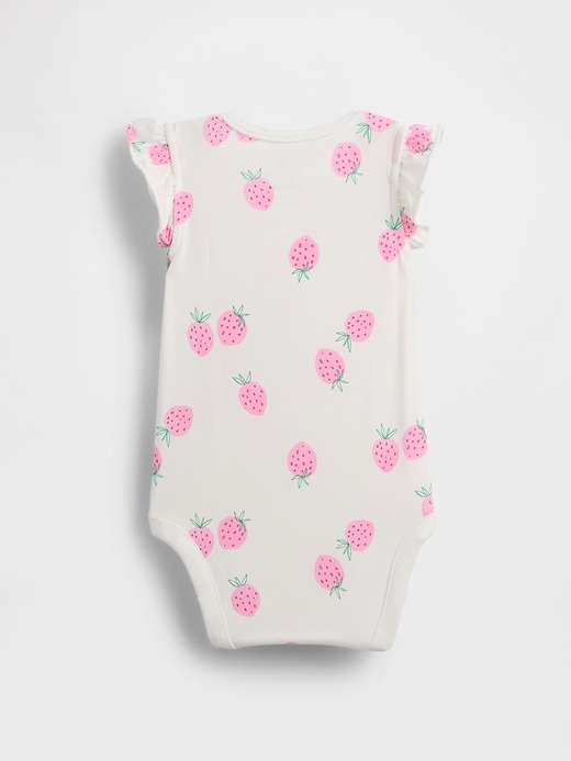 Image number 2 showing, Baby First Favorites Flutter-Sleeve Bodysuit