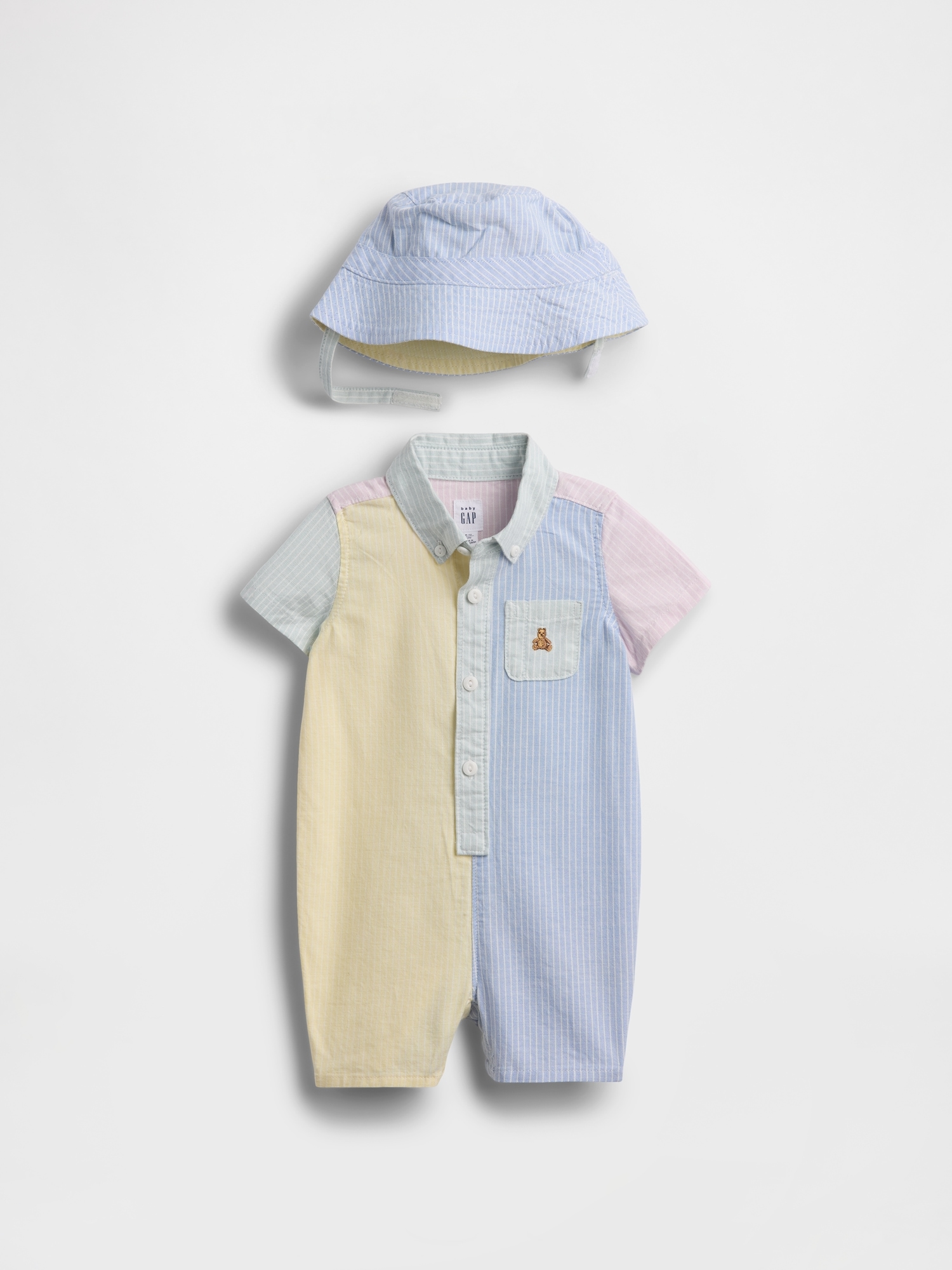 Baby Oxford Shorty Outfit Set