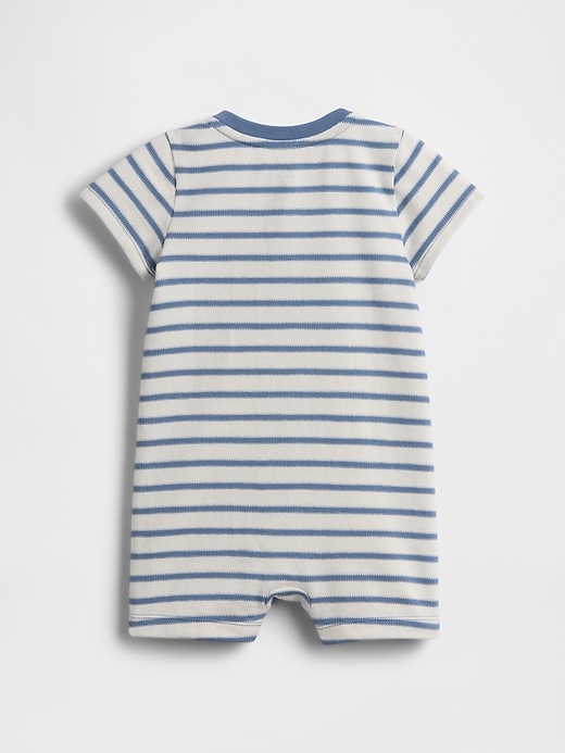 Image number 2 showing, Baby Henley Shorty One-Piece