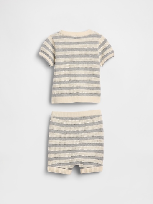 Image number 2 showing, Baby Stripe Sweater Outfit Set
