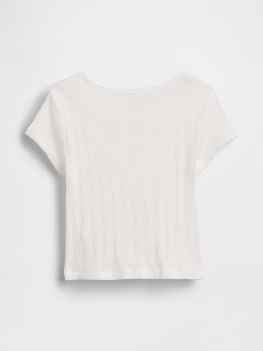 Image number 2 showing, Baby & Toddler Pointelle Rib T-Shirt
