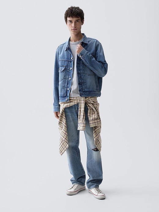 Image number 7 showing, Relaxed Straight Jeans