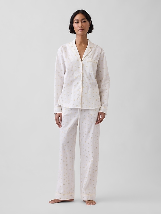 Image number 1 showing, Poplin PJ Set